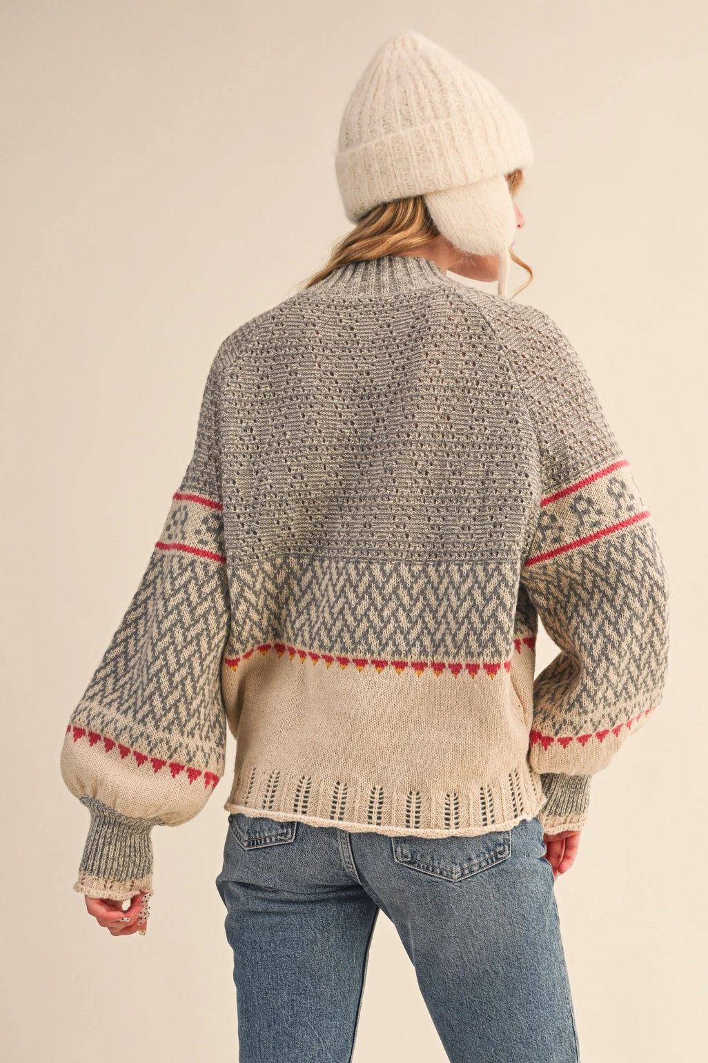 Nordic Sweater - Red