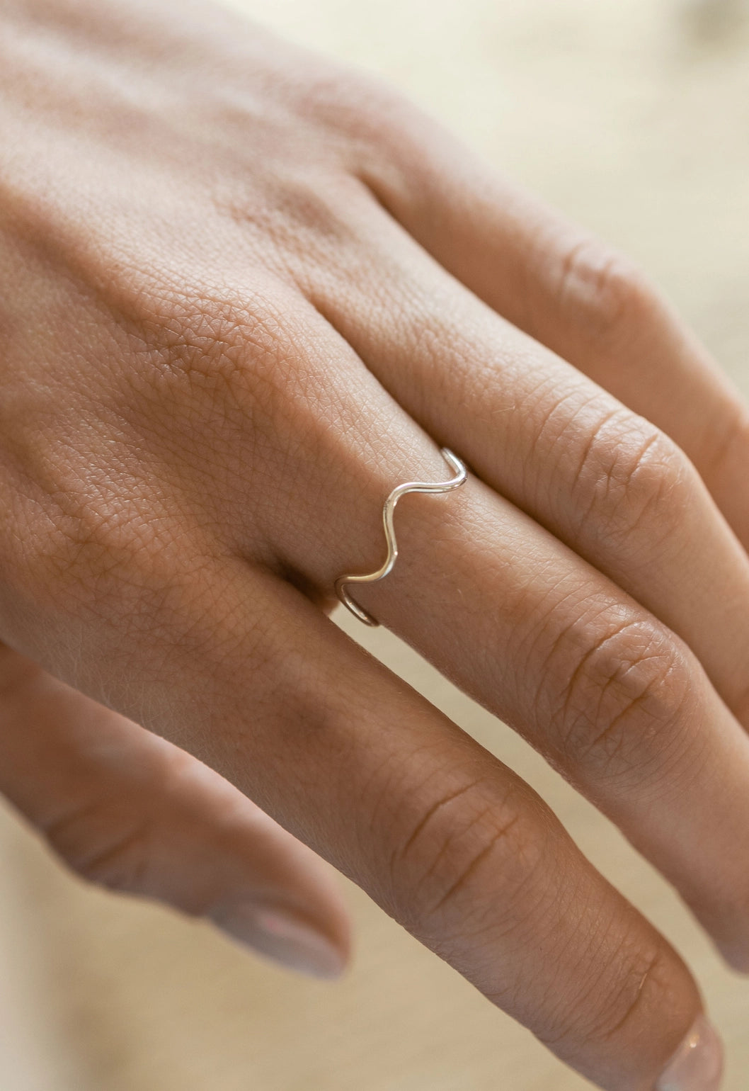 Wiggle Wavy Ring - Sterling Silver