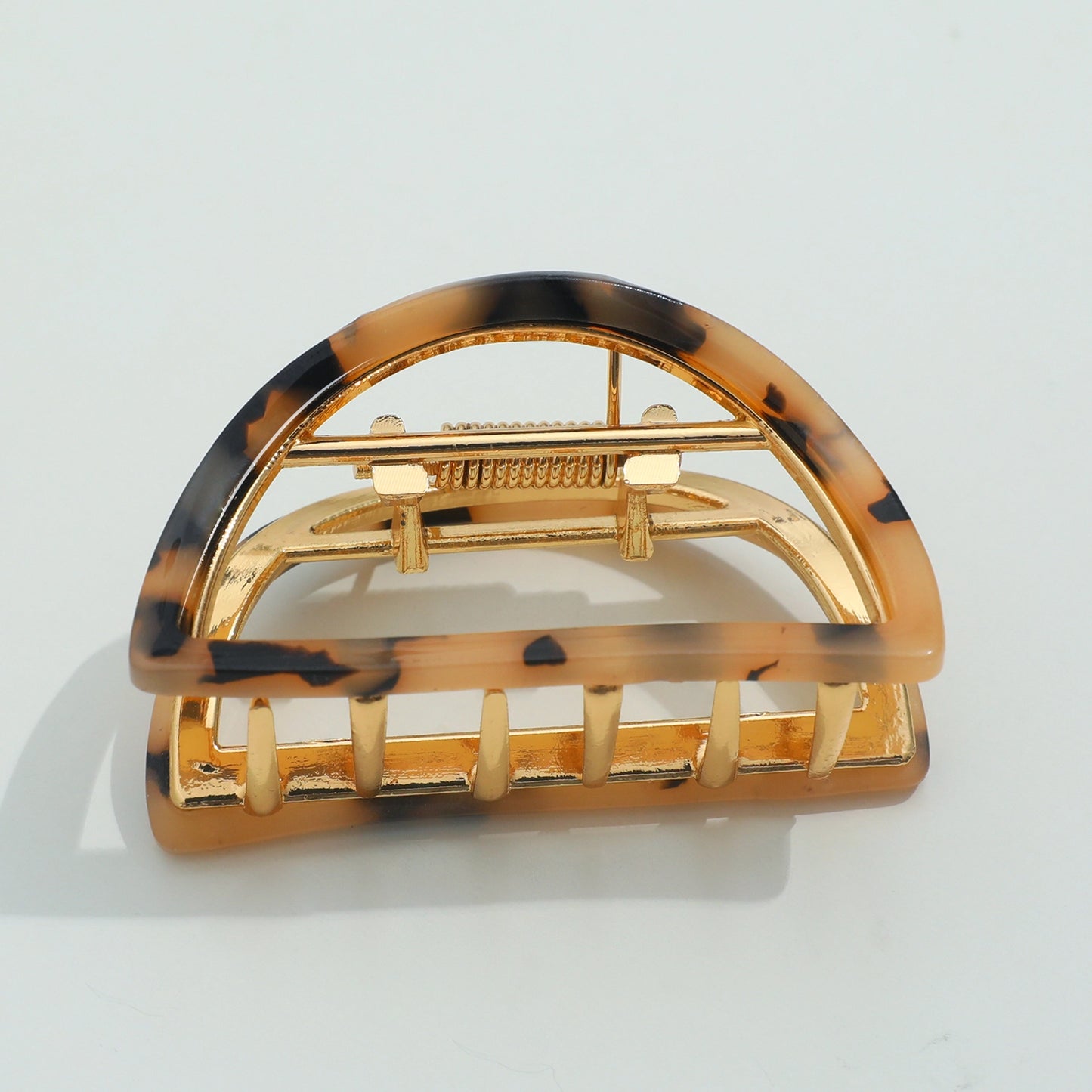 Classic Small Half Moon Metal Claw Clip