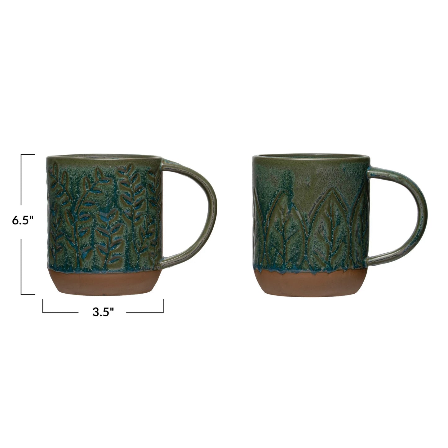 16 oz. Debossed Stoneware Mug