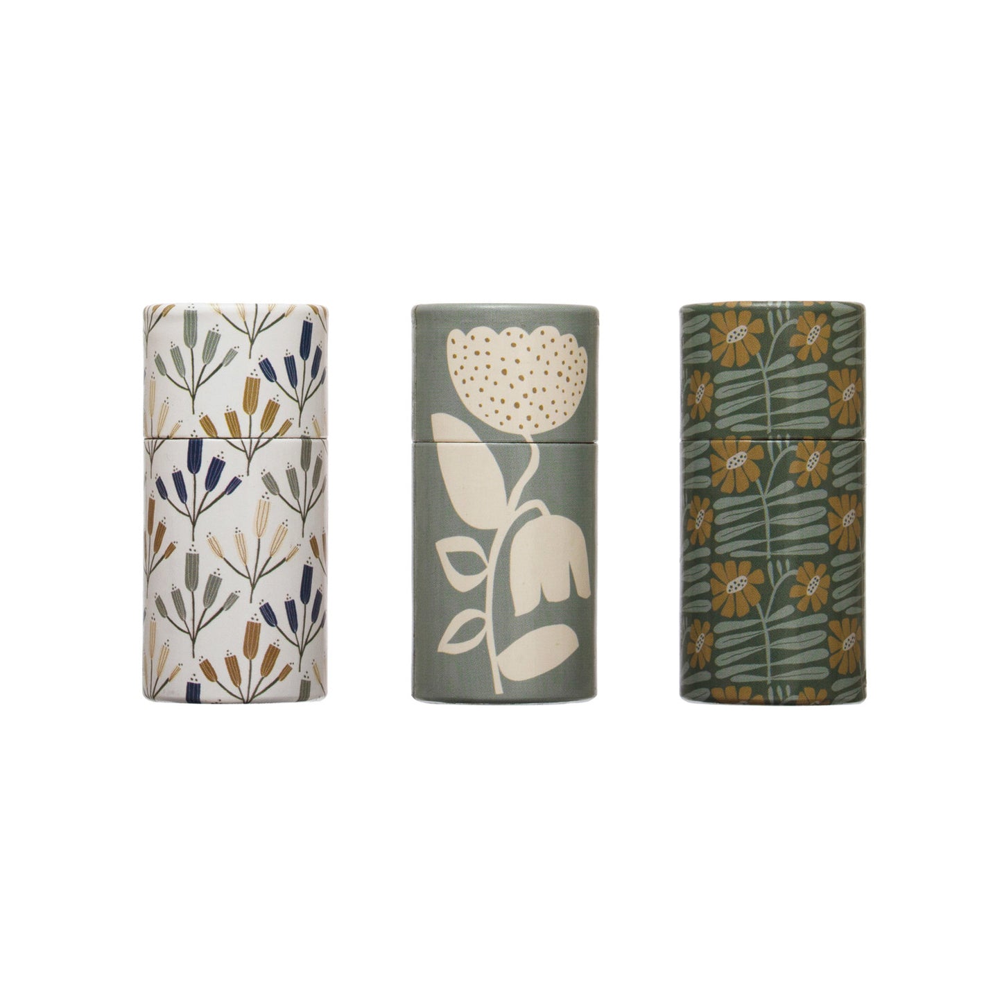 Safety Matches in Tube Matchbox w/ Flowers