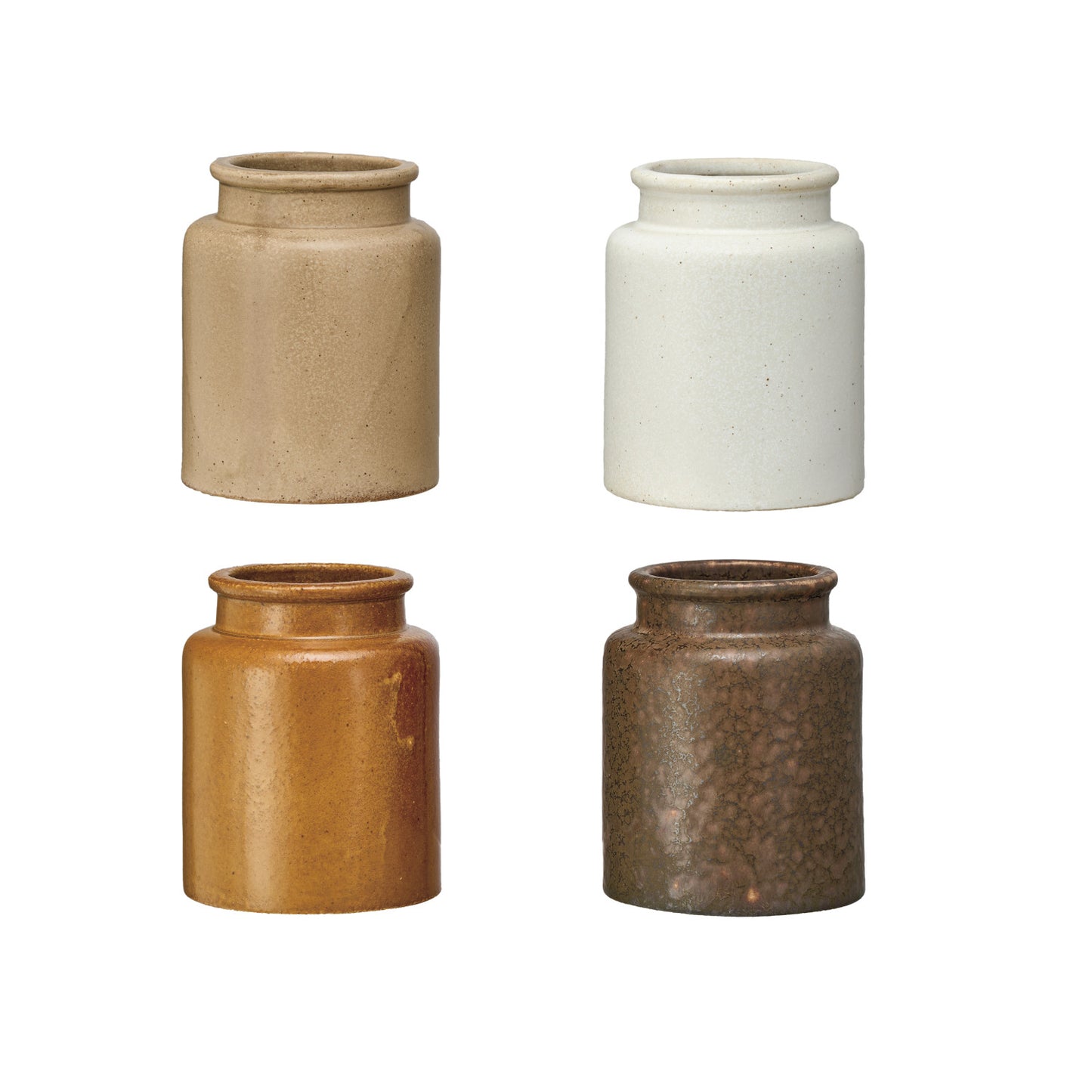 Vintage Reproduction Mustard Crock