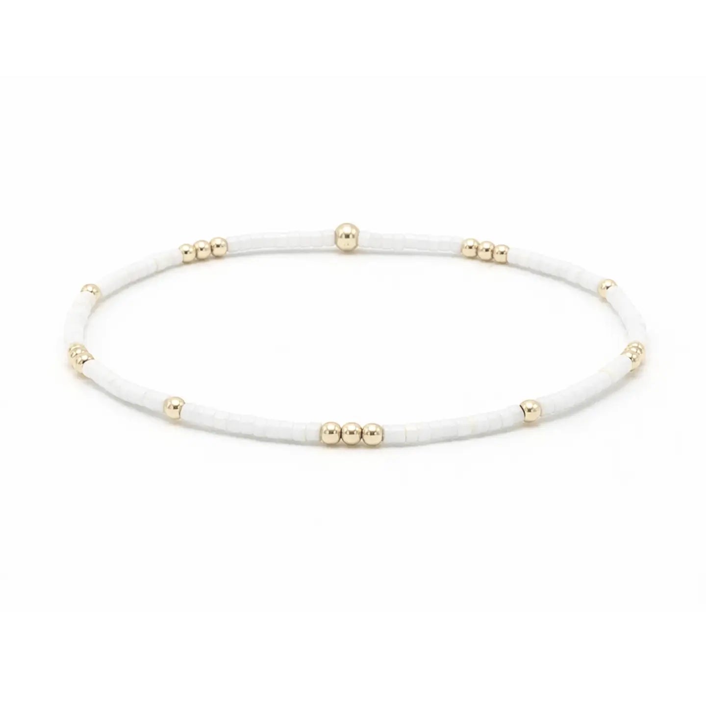 Newport Gold Filled Waterproof Bracelet in Cotton