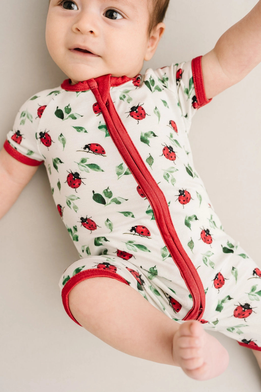 Little Ladybugs Bamboo Short Romper