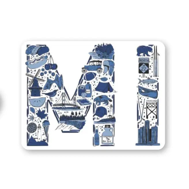 Illustrated Mi Vinyl Sticker