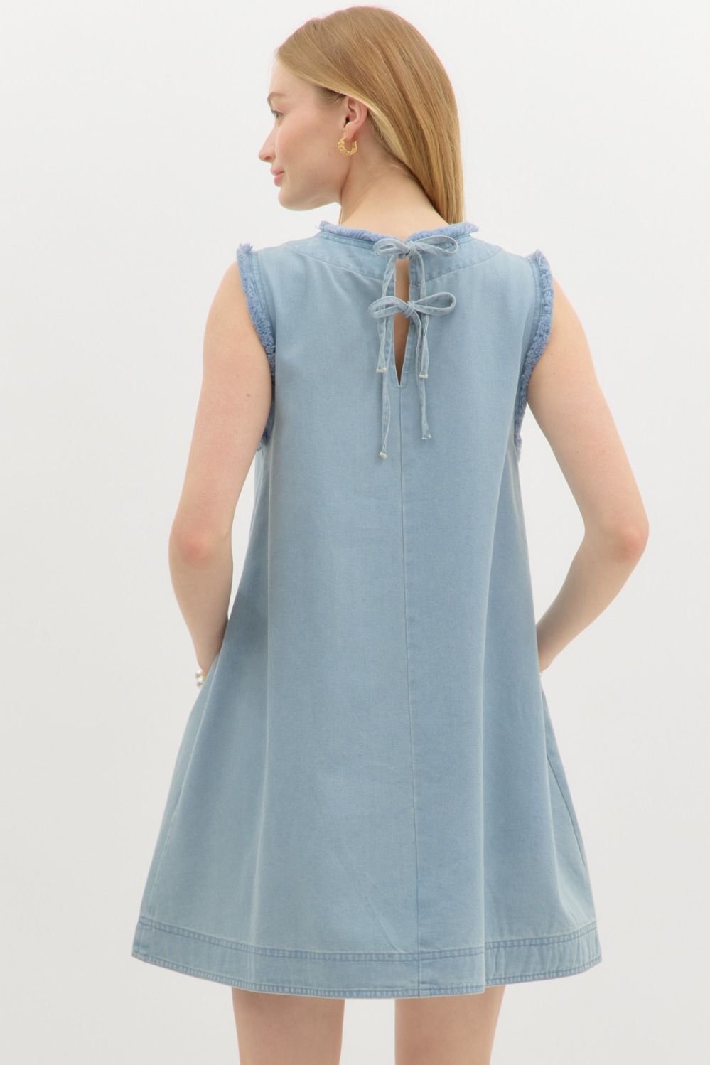 Denim Pullover Dress