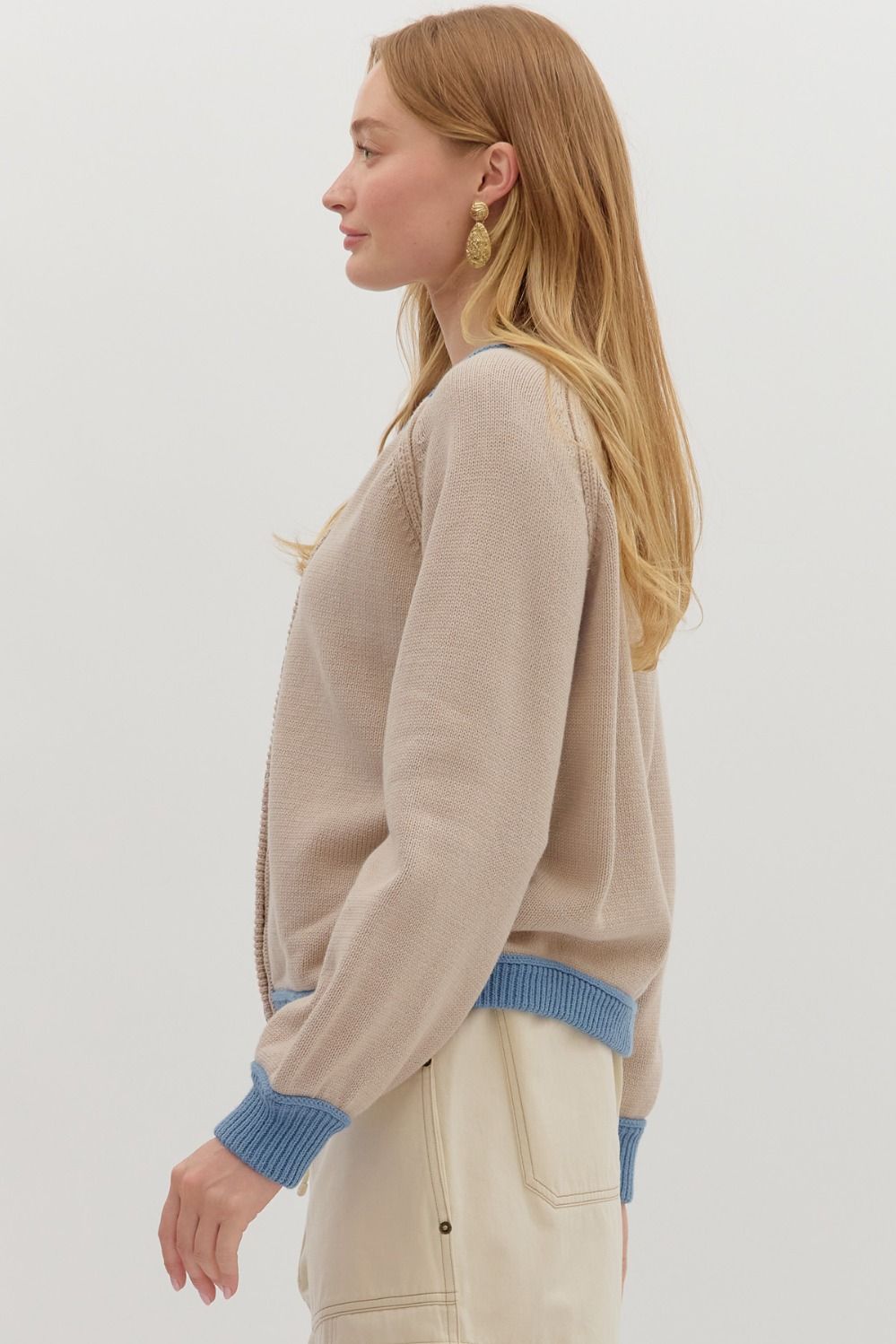 Rib Knit Cardigan