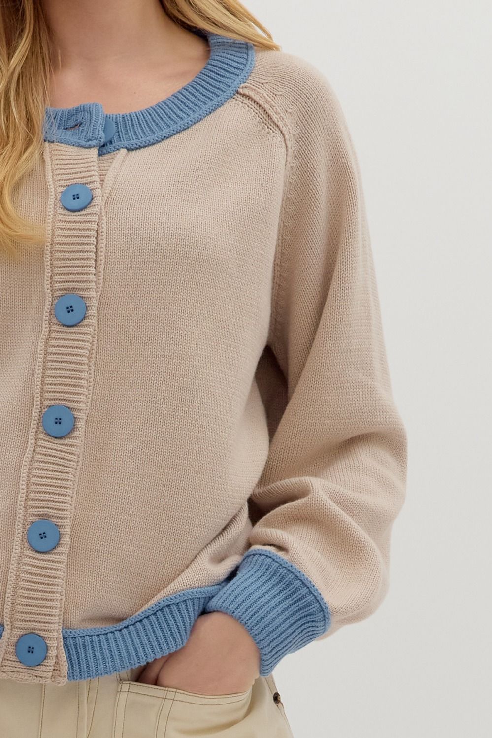 Rib Knit Cardigan