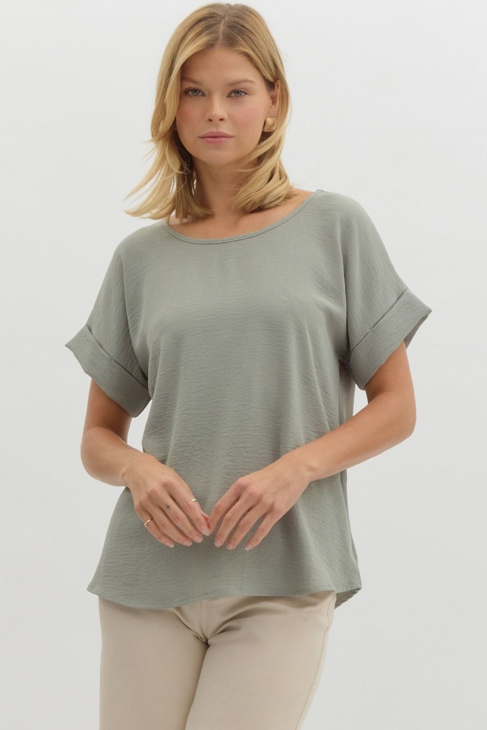 Scoop Neck Top (S-2X)