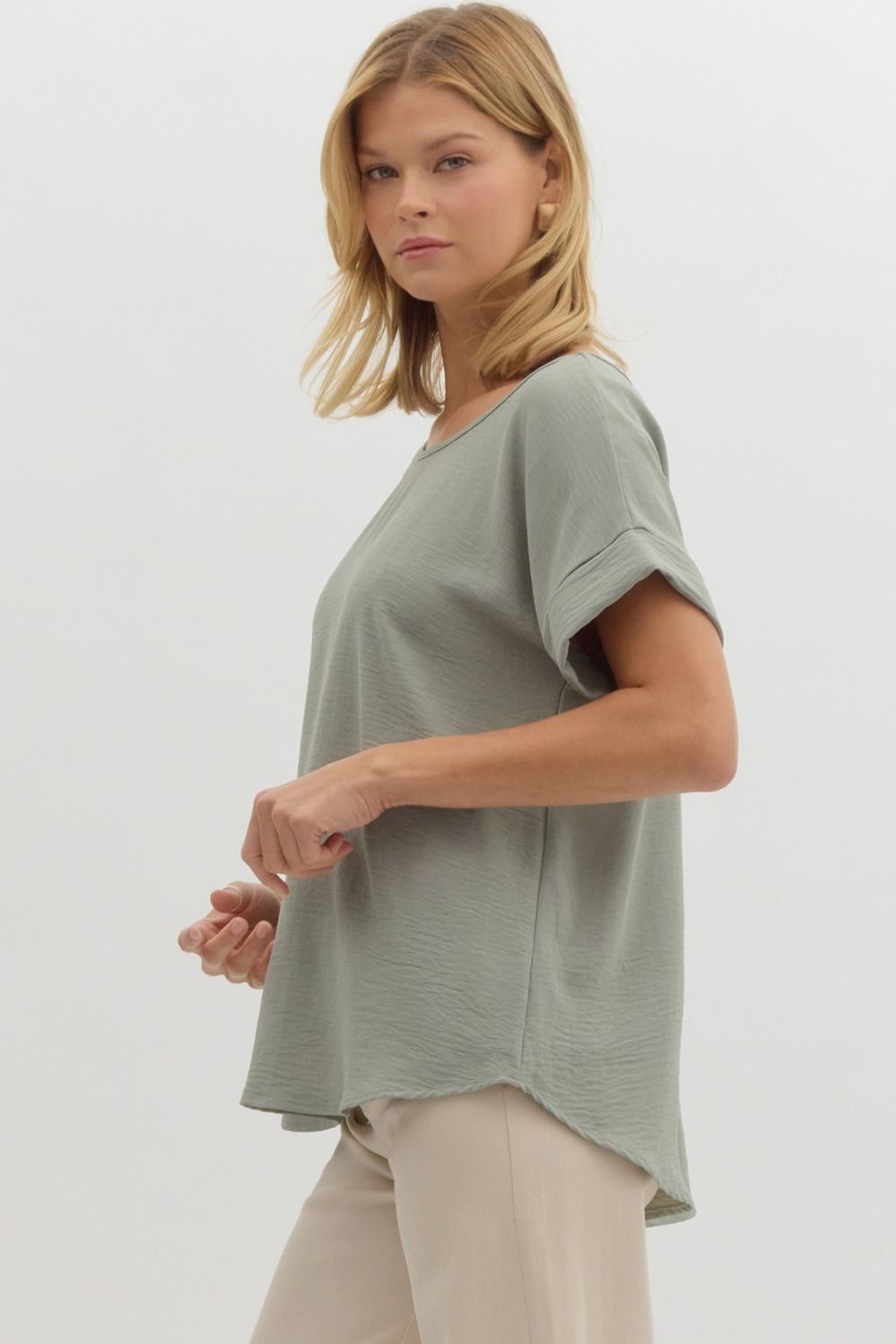 Scoop Neck Top (S-2X)
