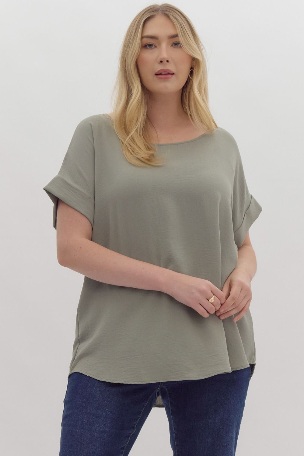 Scoop Neck Top (S-2X)