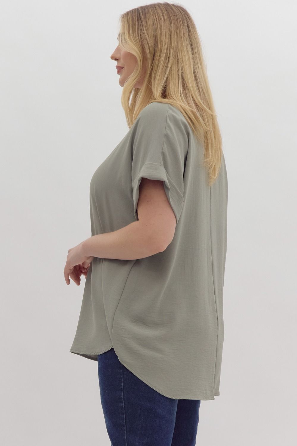 Scoop Neck Top (S-2X)
