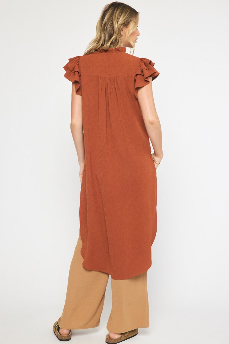 Tunic Top with Ruffle detail