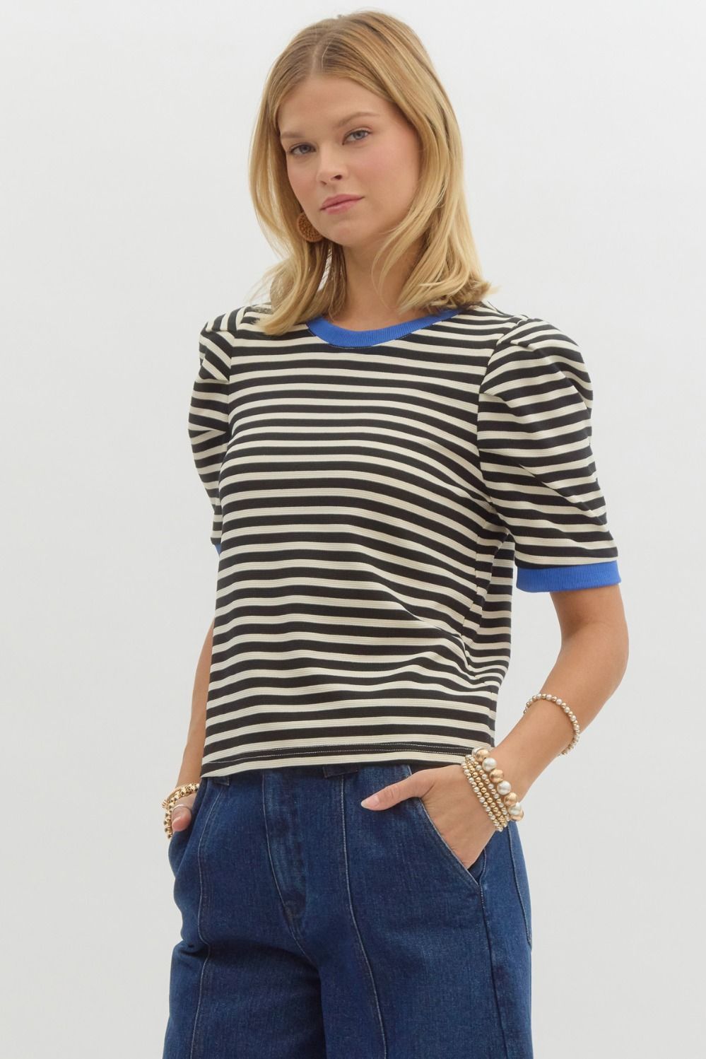 Striped Pullover Top