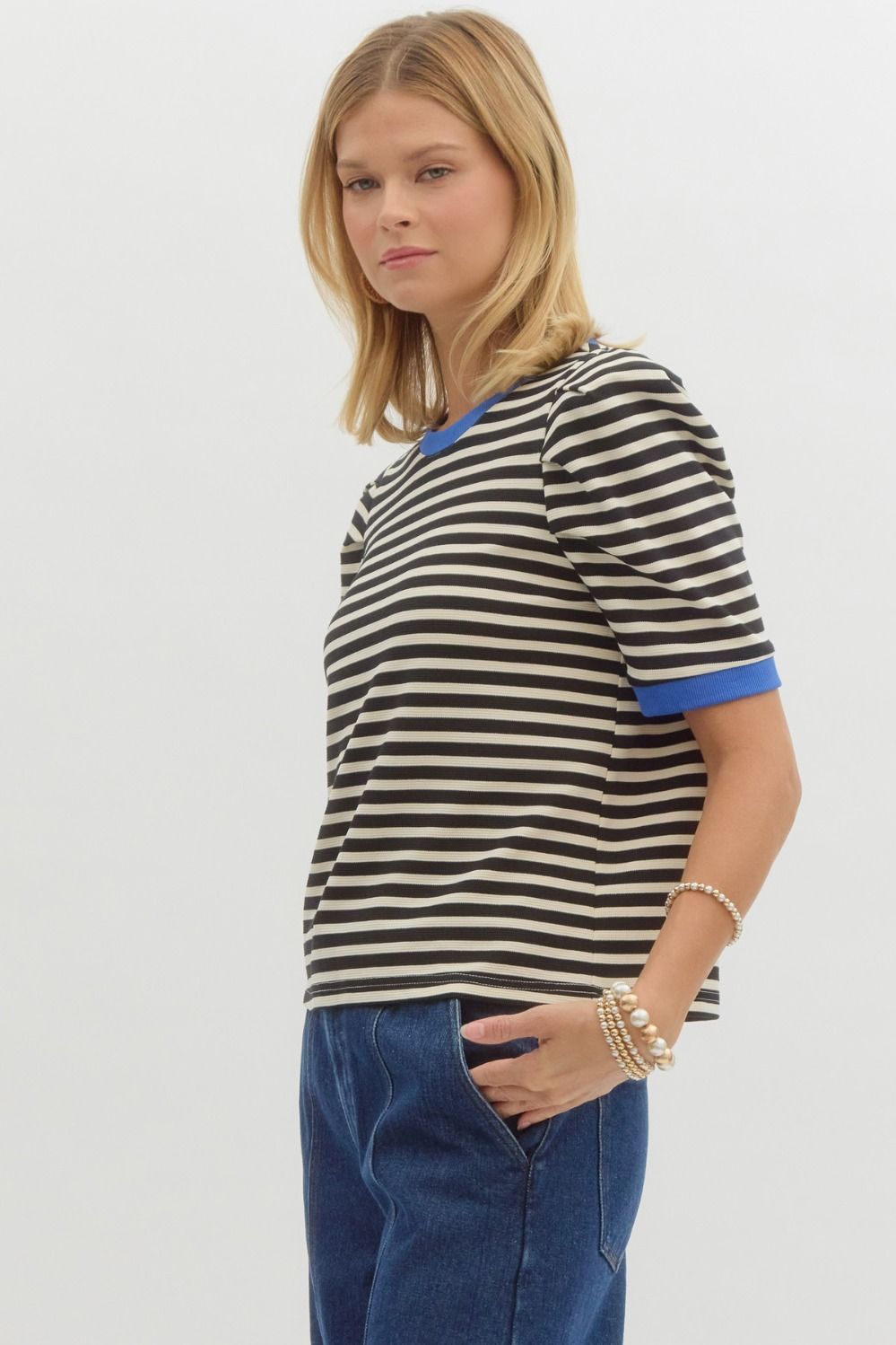 Striped Pullover Top