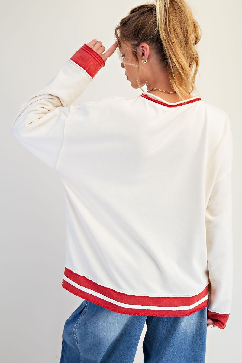 Strawberry Patch Pullover