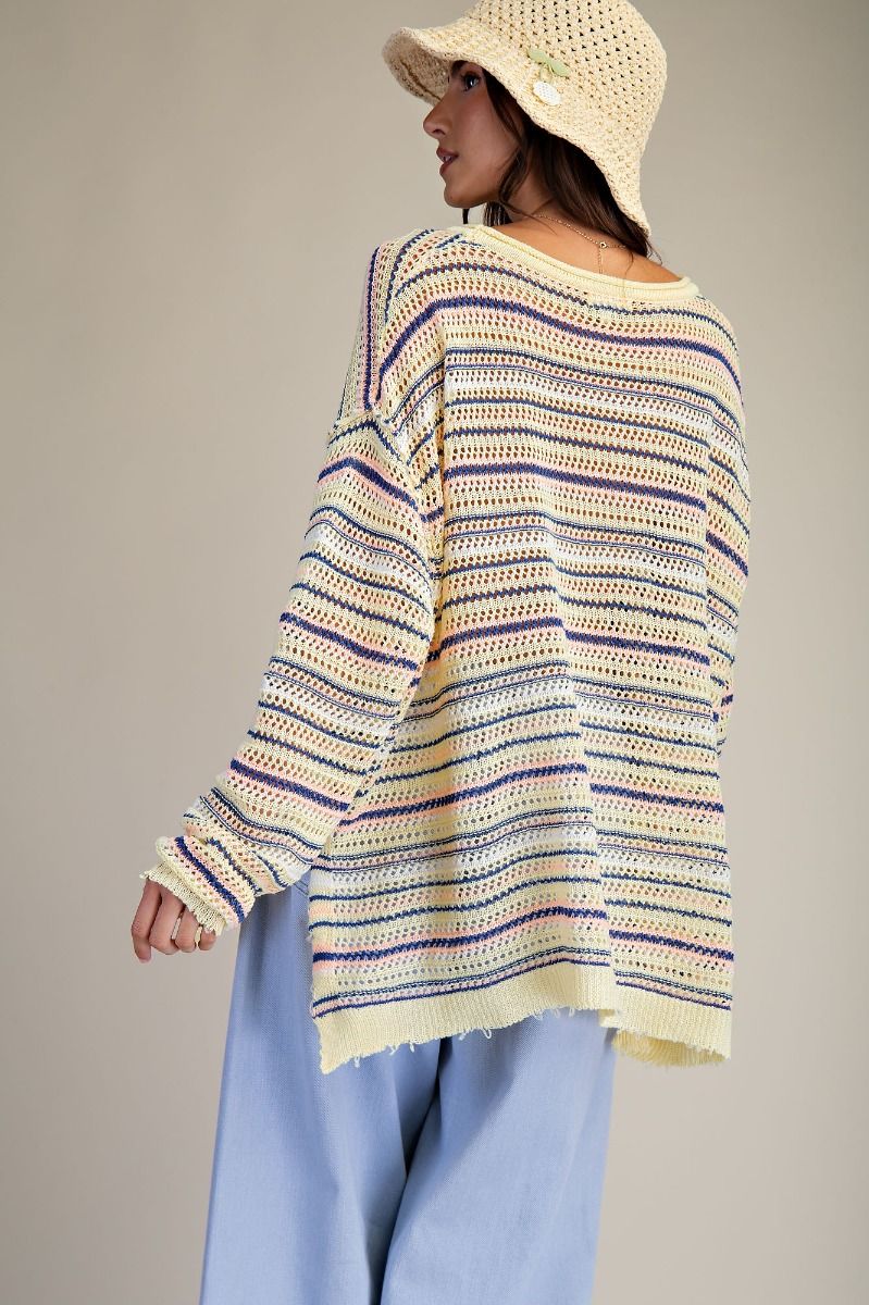 Multi-color Knit Sweater