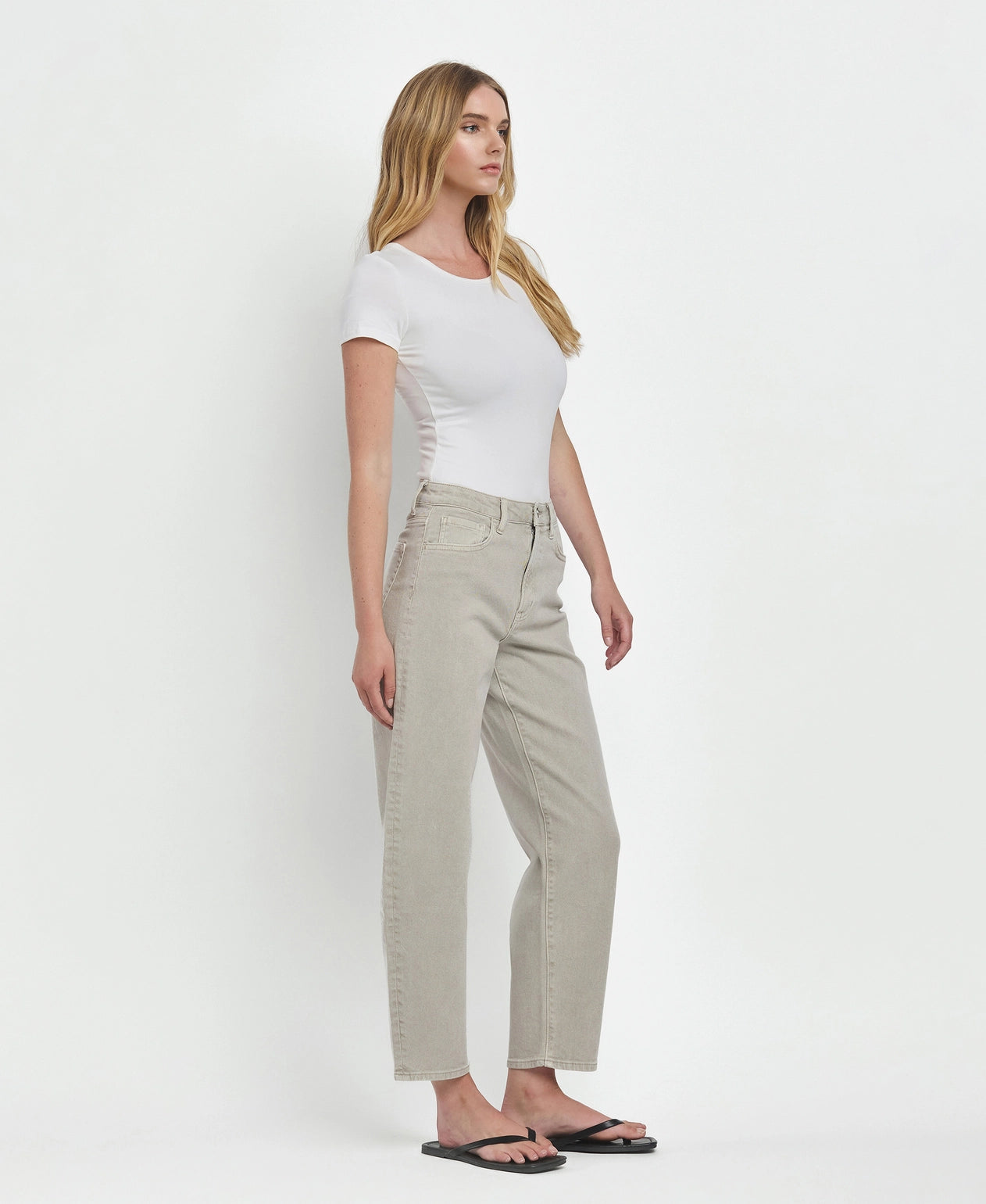 Super High Rise Slim Barrel Jeans