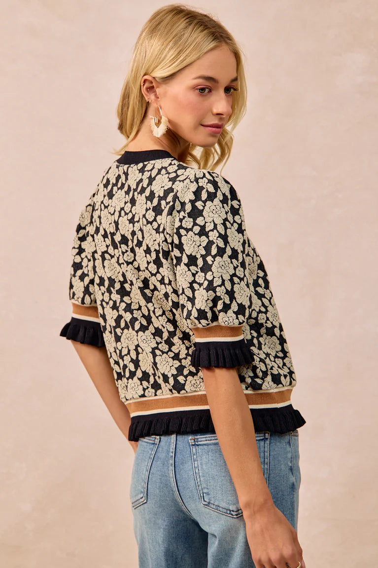 Textured Knit Top
