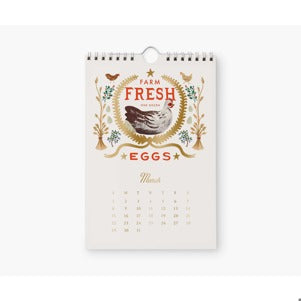 2026 Country Farm Kitchen Calendar