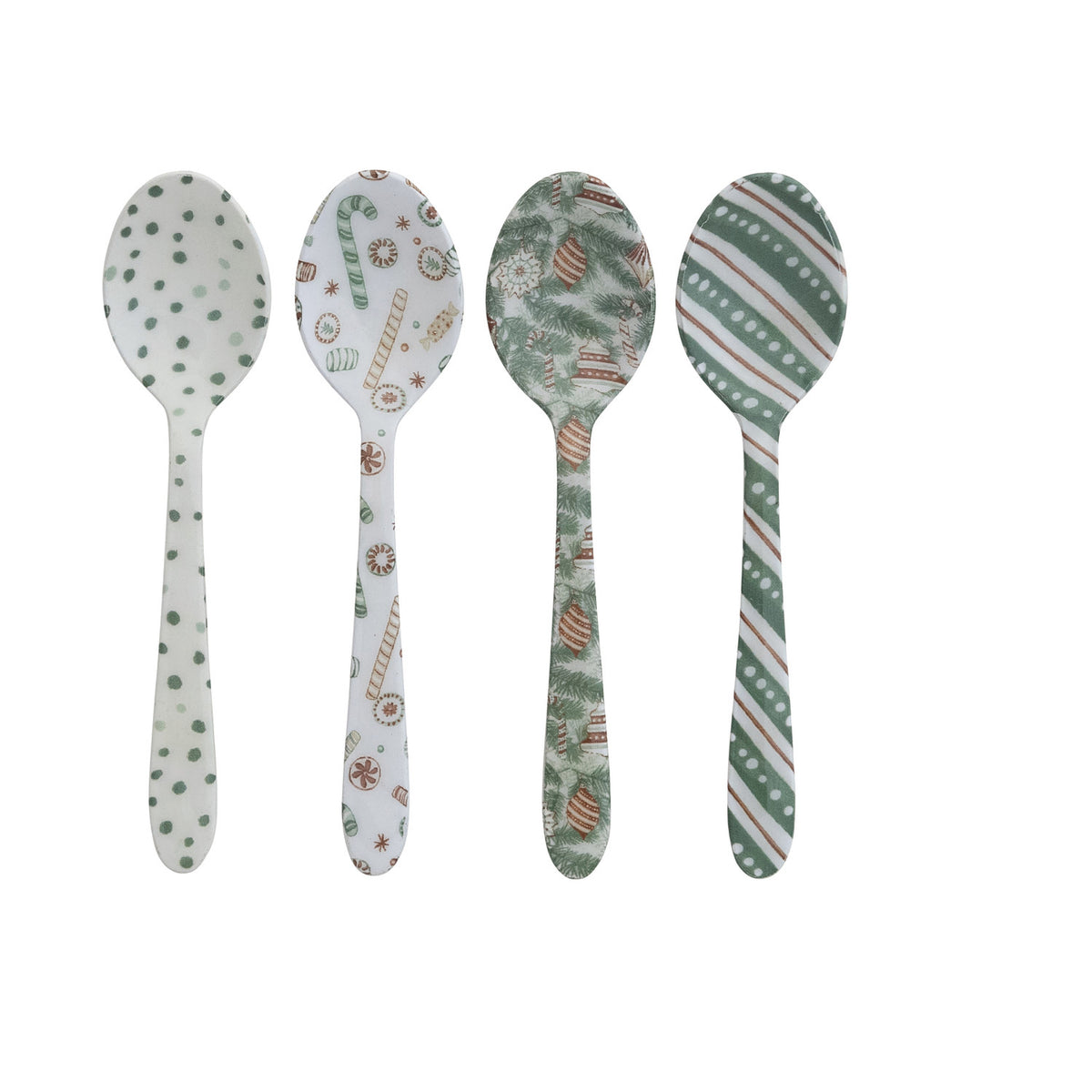 Holiday Pattern Stainless Steel Spoon