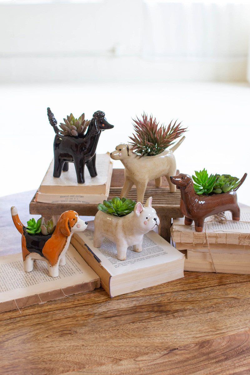 Small Dog Planter