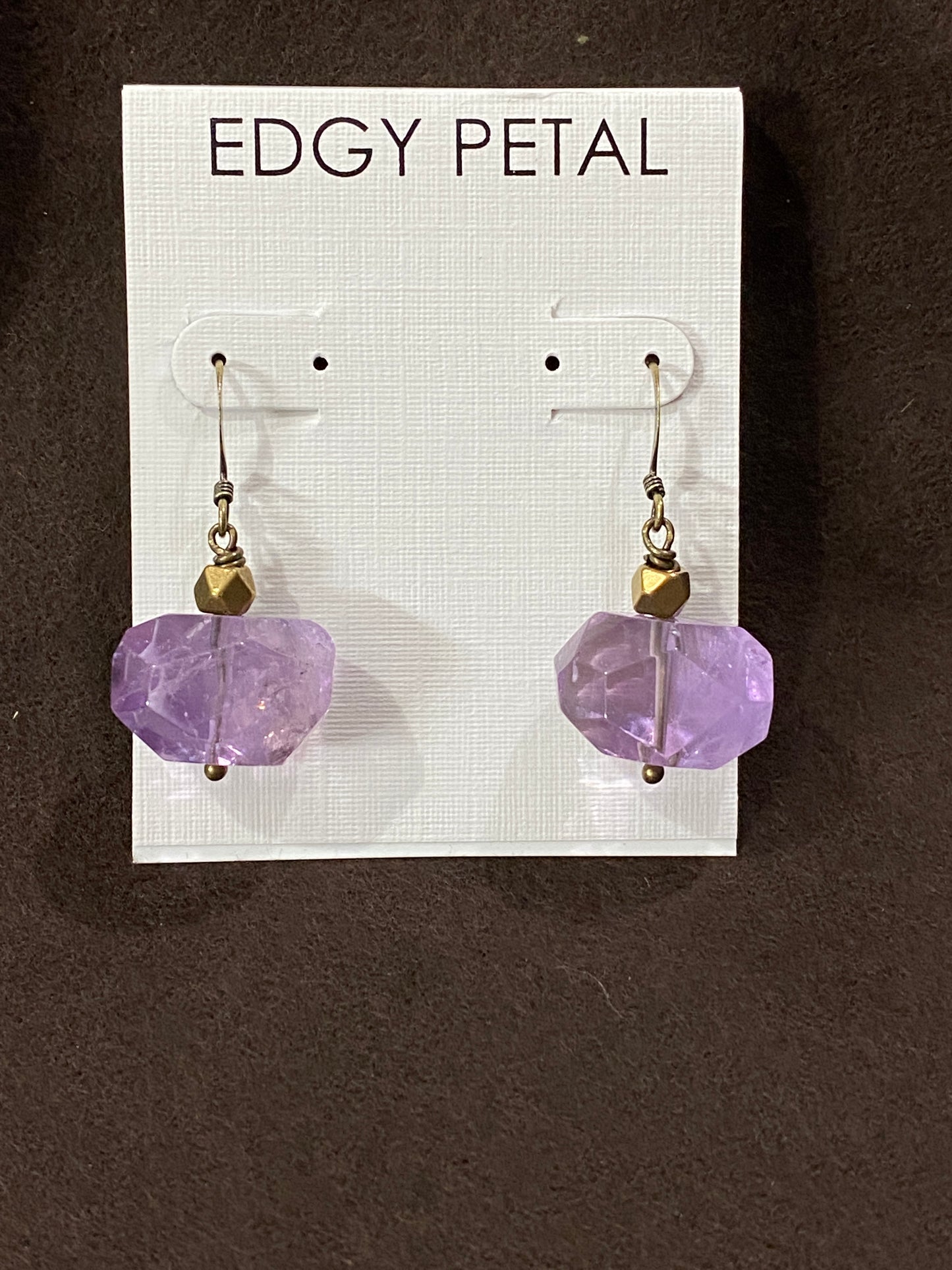 Amethyst Crystal Earrings