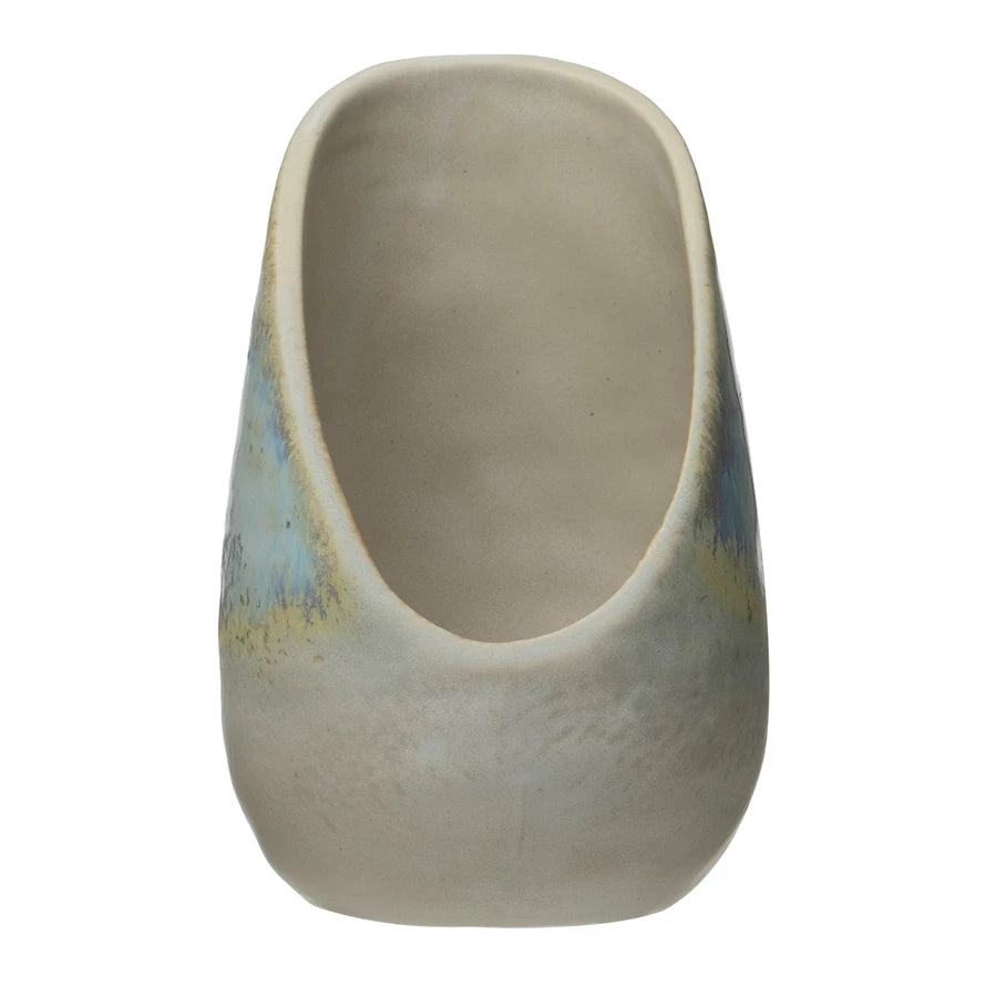 Stoneware Spoon Rest with Glaze