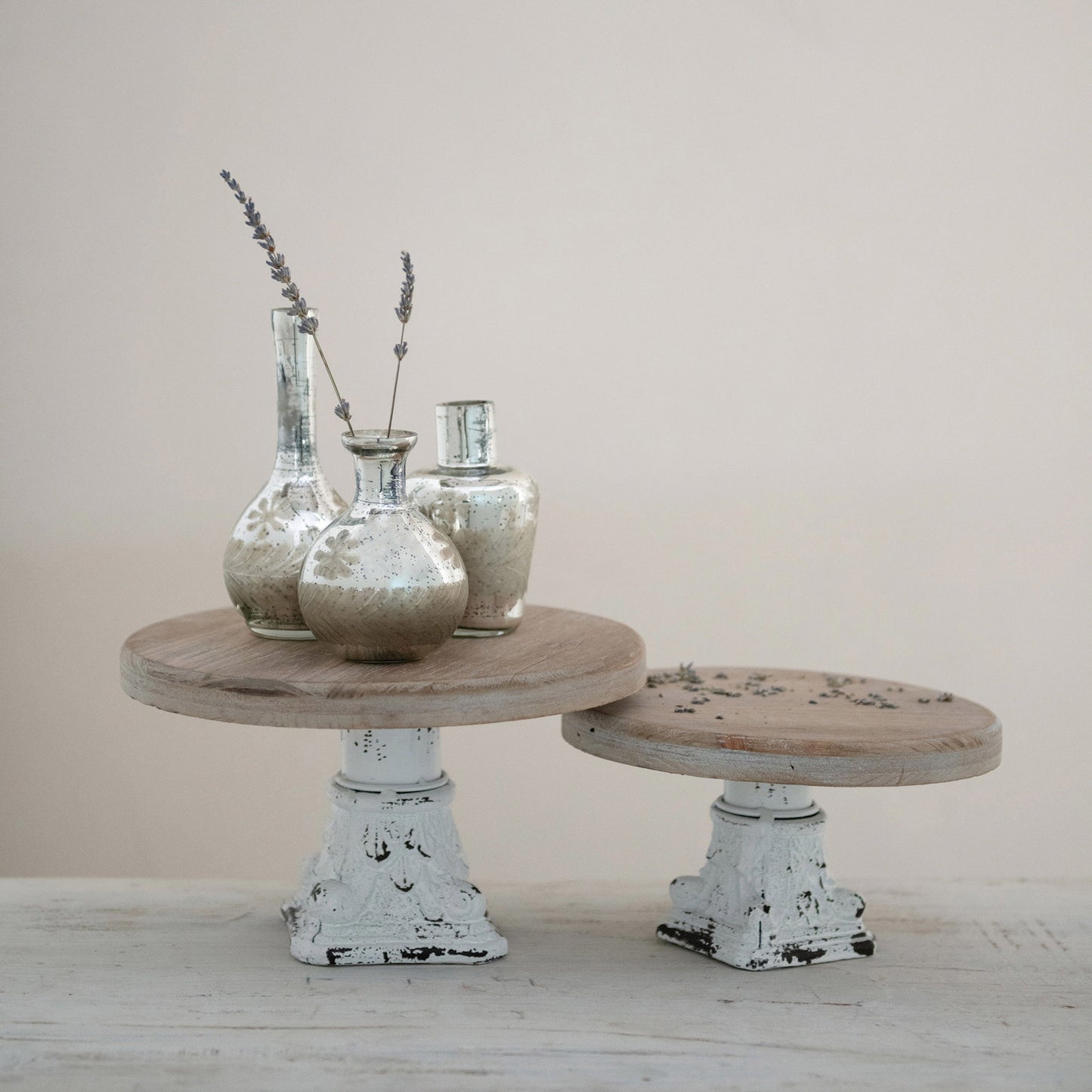 Wood & Metal Pedestals