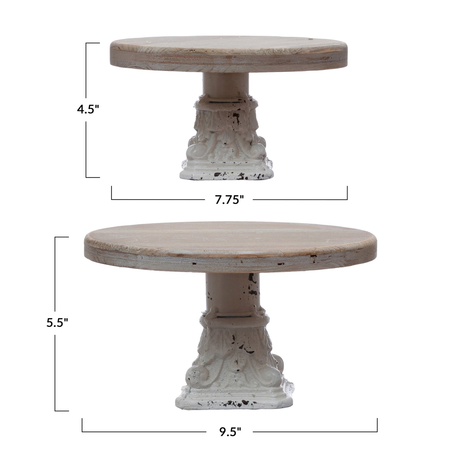 Wood & Metal Pedestals
