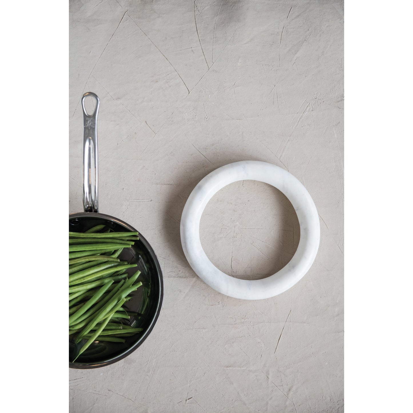 Round Marble Trivet