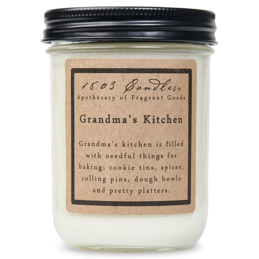 1803 Candle -  Grandma's Kitchen - 14 oz. Glass Jar
