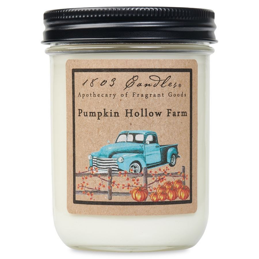 1803 Candle -  Pumpkin Hollow - 14 oz. Glass Jar