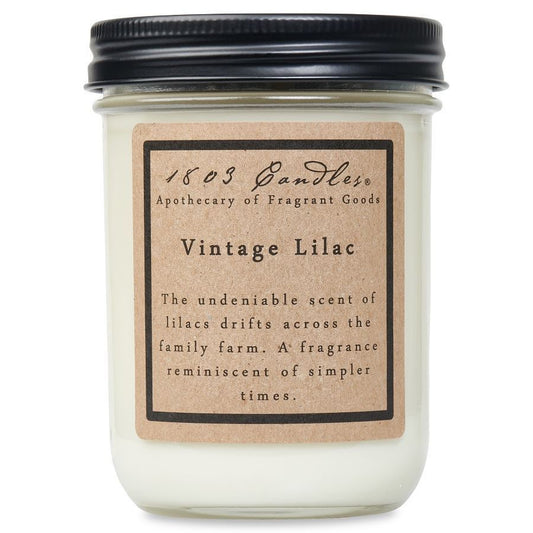 1803 Candle -  Vintage Lilac - 14 oz. Glass Jar