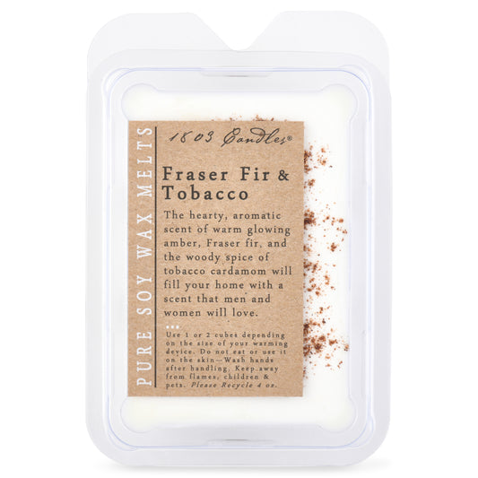 1803 Wax Melters - 4 oz. Pure Soy Wax - Fraser Fir & Tobacco