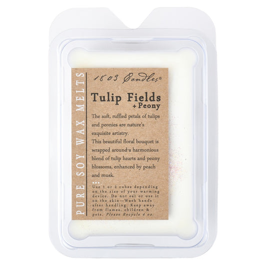 1803 Wax Melters - 4 oz. Pure Soy Wax - Tulip Fields