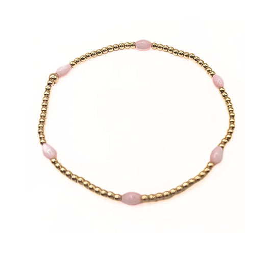 The Aspen Bracelet in Pink Opal