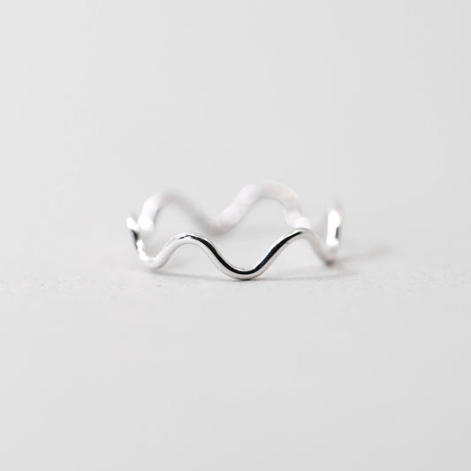 Wiggle Wavy Ring - Sterling Silver