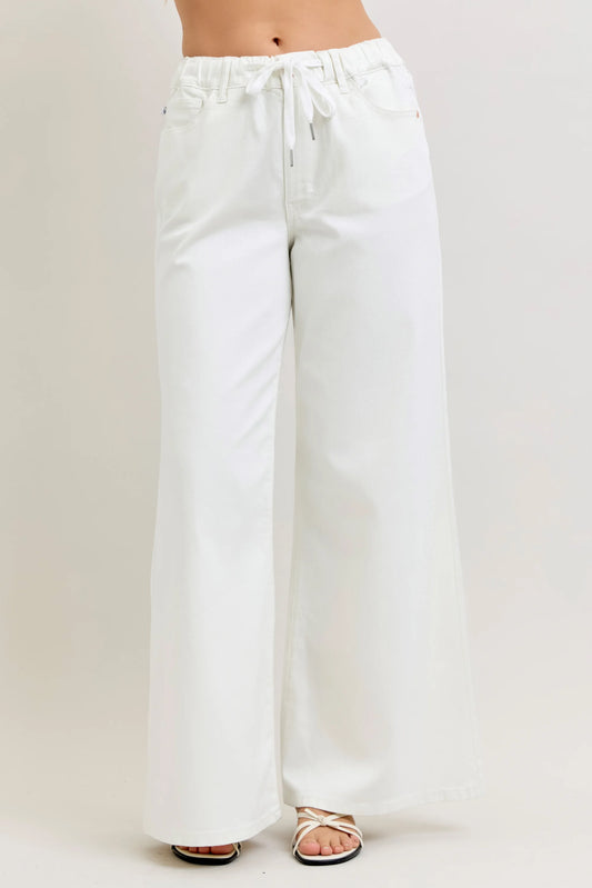 Judy Blue HW Featherweight Palazzo Pants