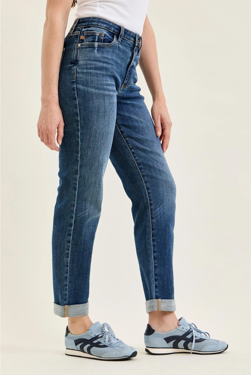 Mid Rise Boyfriend Judy Blue Jeans