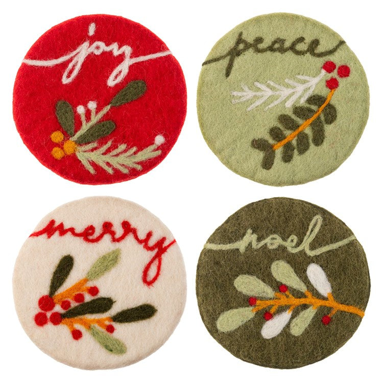 Nouveau Felt Coasters