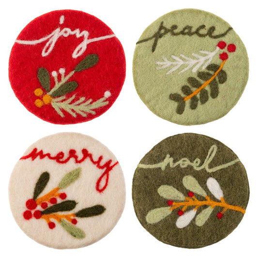 Nouveau Felt Coasters
