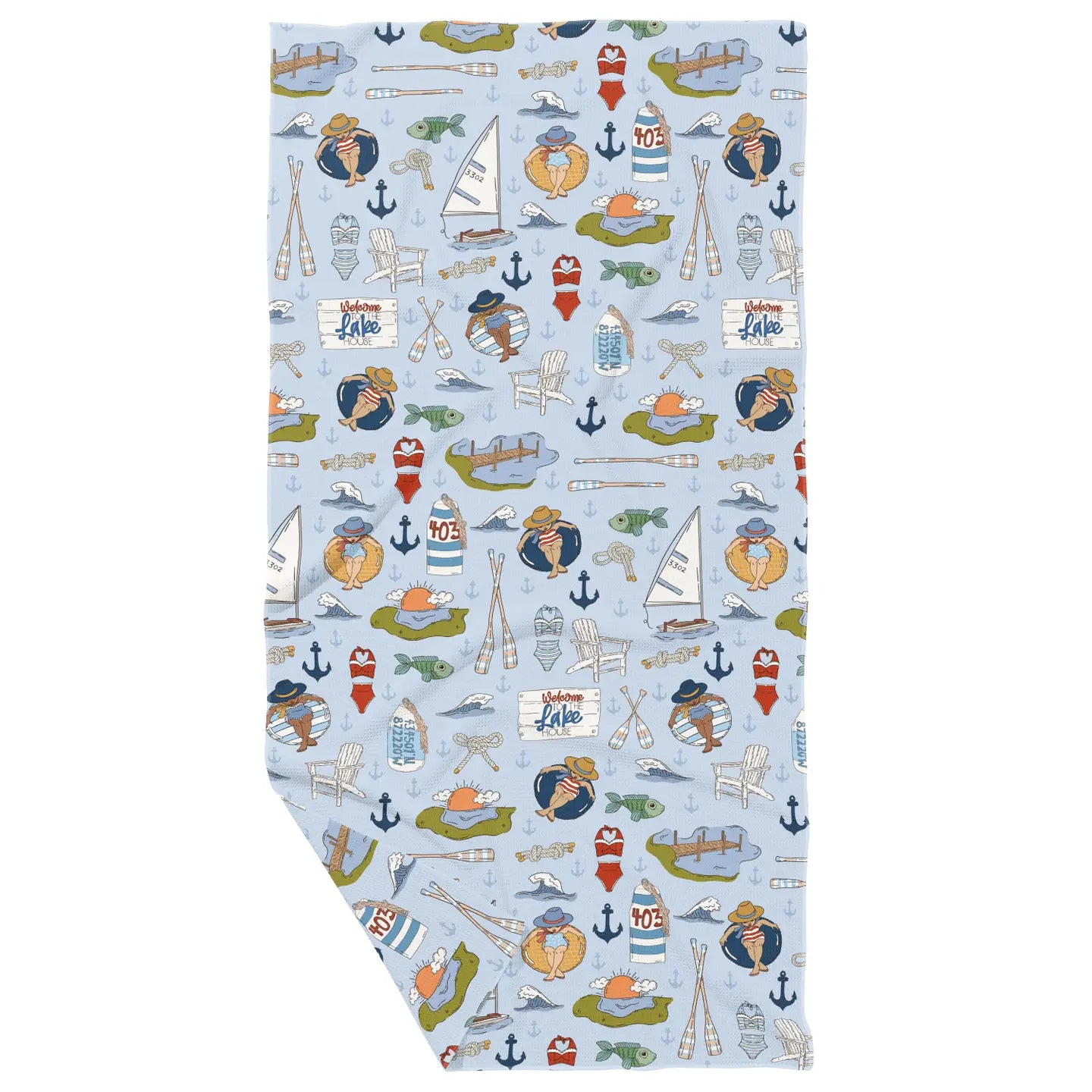 The Lake House Recycled Waffle Dish Towel