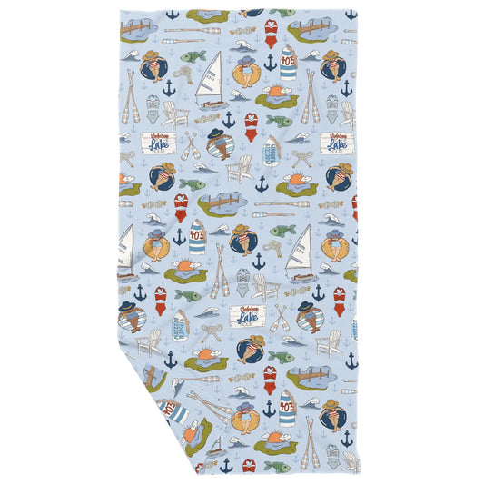 The Lake House Recycled Waffle Dish Towel