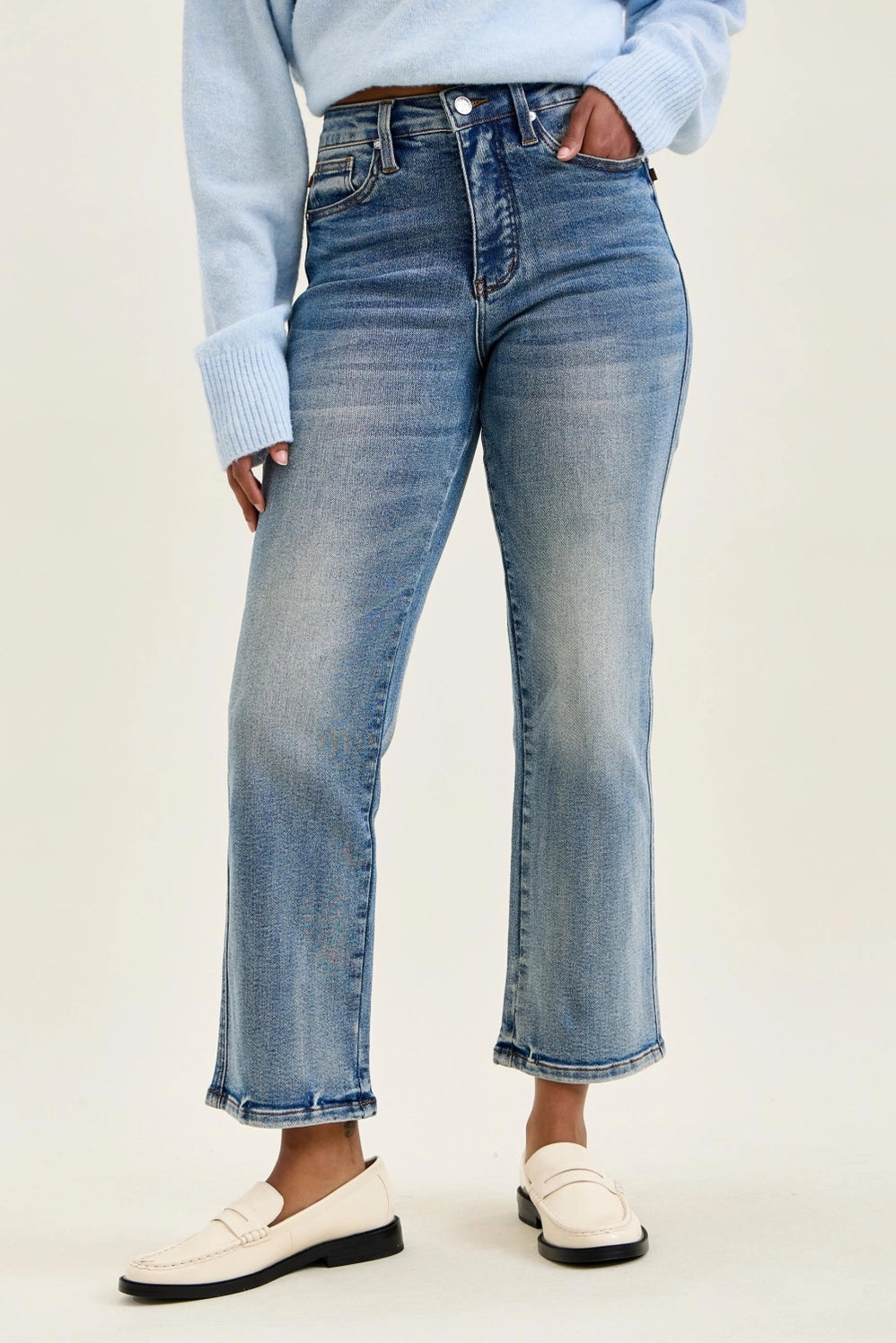 High Waist Straight Judy Blue Jeans