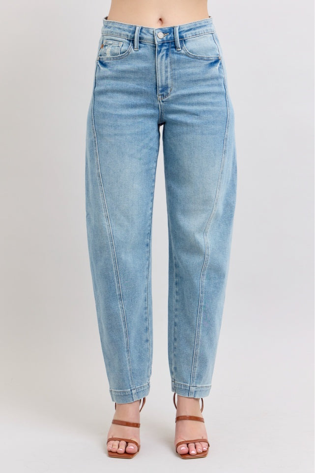 Judy Blue HW Side Panel Barrel Leg