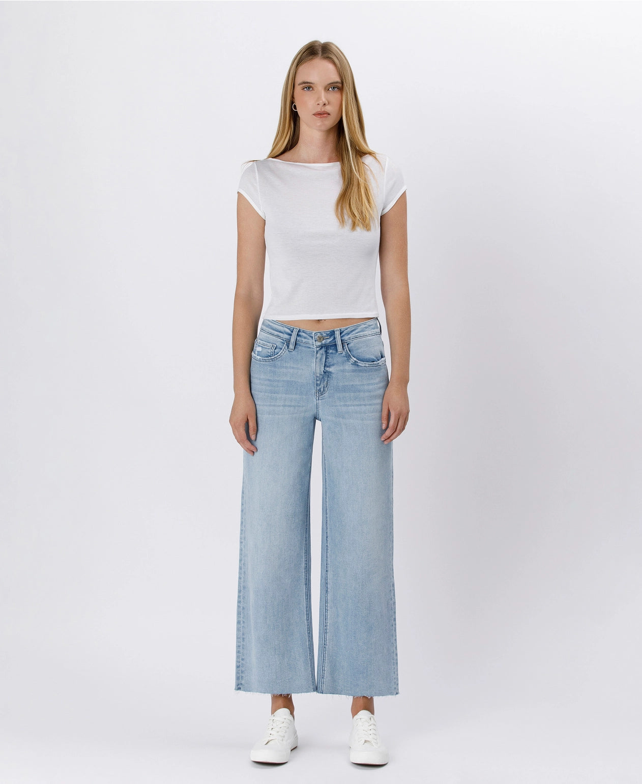 High Rise Wide Leg Jeans