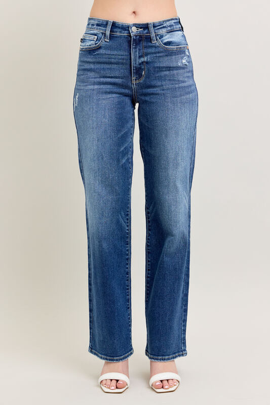 Judy Blue HW 90's Straight Leg Jeans