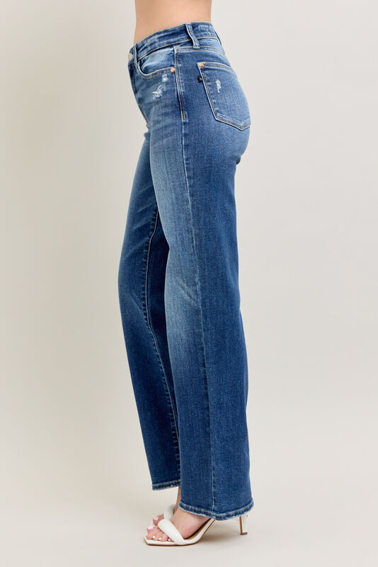 Judy Blue HW 90's Straight Leg Jeans