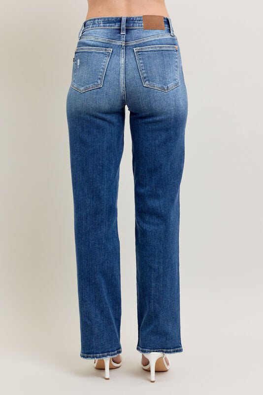 Judy Blue HW 90's Straight Leg Jeans